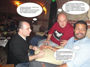 Cluj twitmeet Horia si Crivat