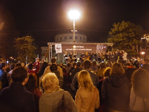 Earth Hour 2011 Ateneu Trupa Sistem