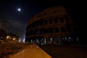 colloseum at earth hour